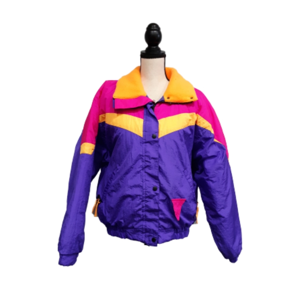 Vintage 80's Alpine Design Ski Snow Puffer Jacket